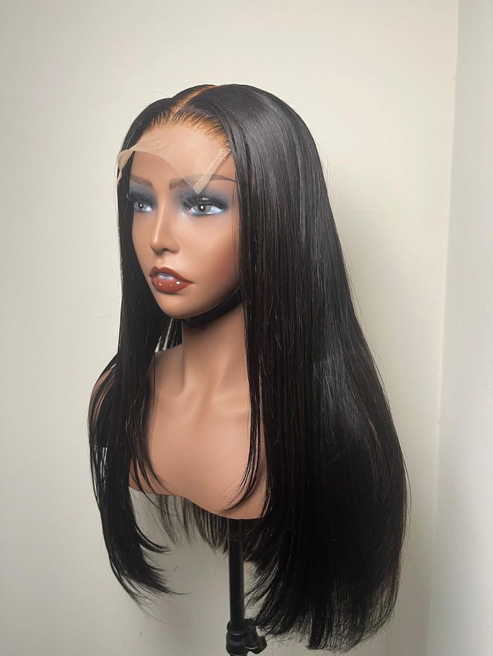 Jodi (4x4 24" Straight Transparent Lace Closure Wig)