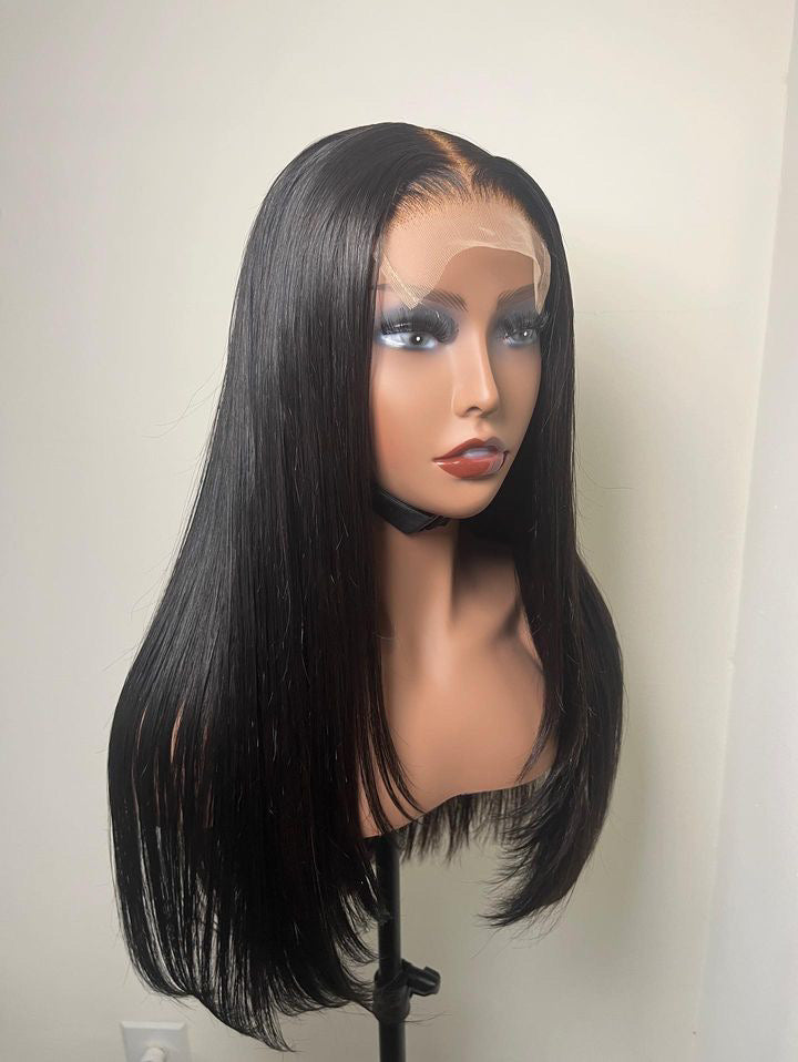 Jodi (4x4 24" Straight Transparent Lace Closure Wig)